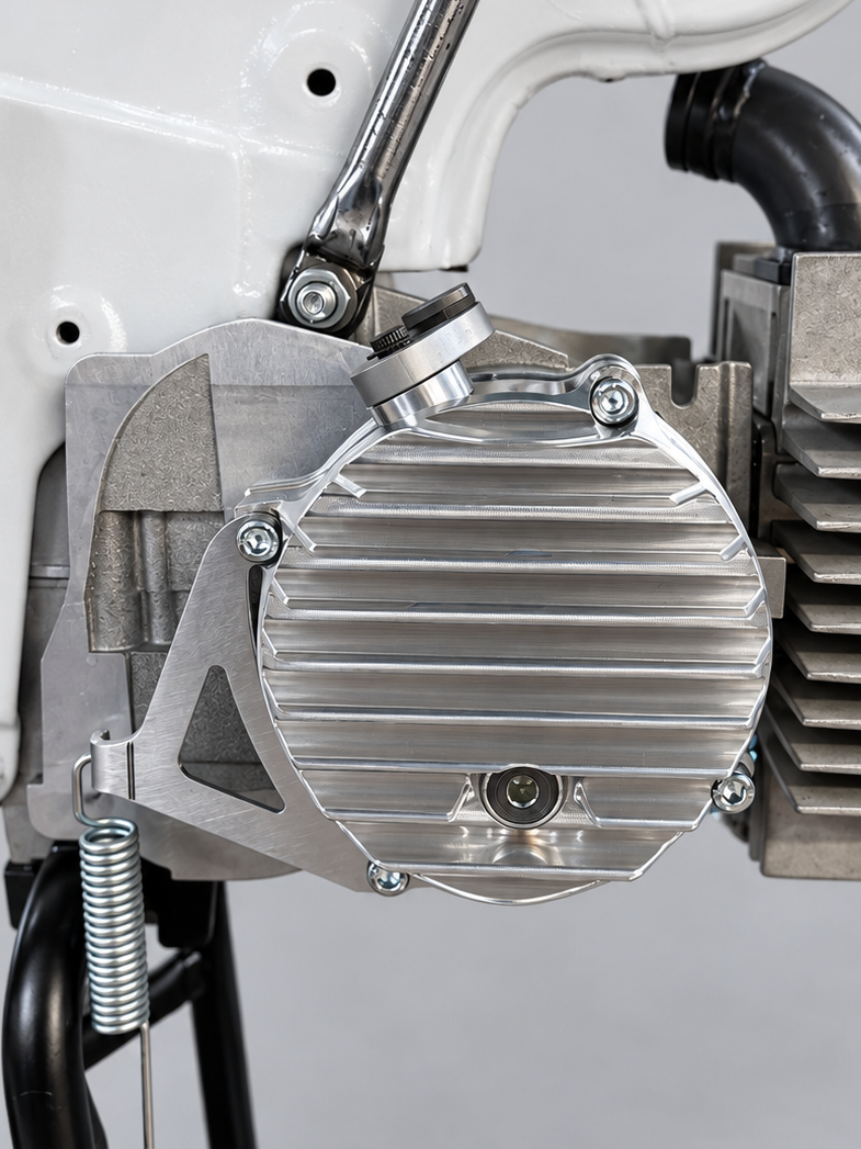 Kupplungsdeckel Anrollstart MaxCool Alu für e50